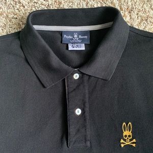 Black Psycho Bunny Polo